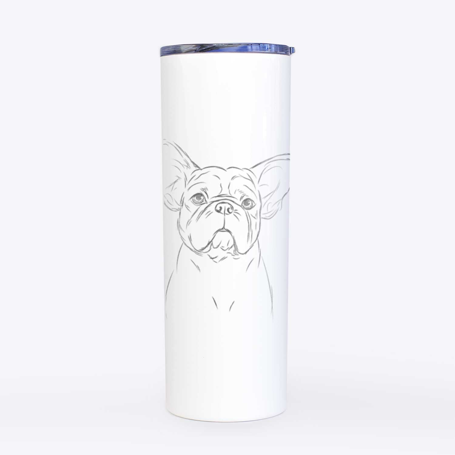 Pierre the French Bulldog - 20oz Skinny Tumbler