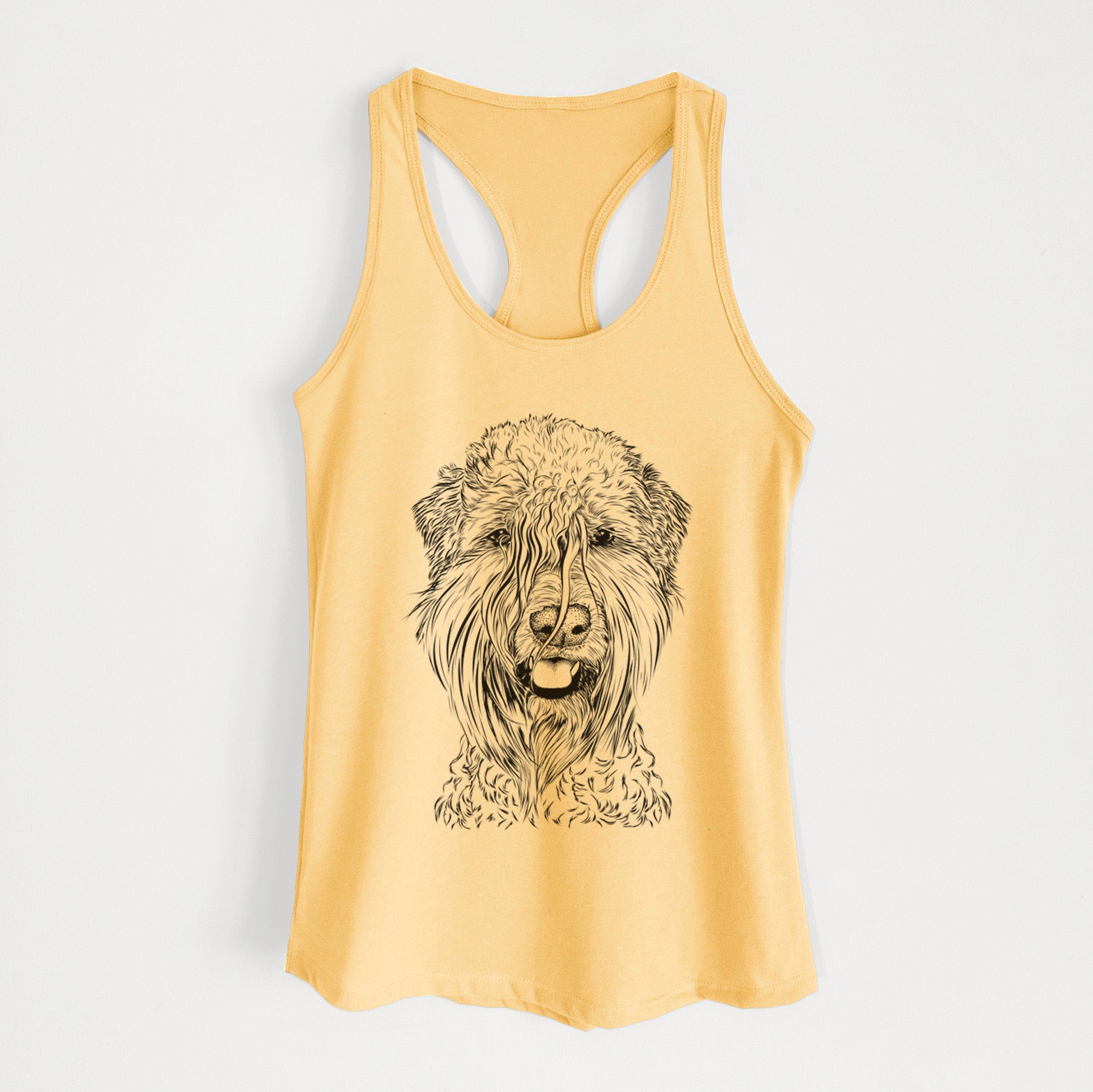 Pierre the Soft Coated Wheaten Terrier - Women's Racerback Tanktop