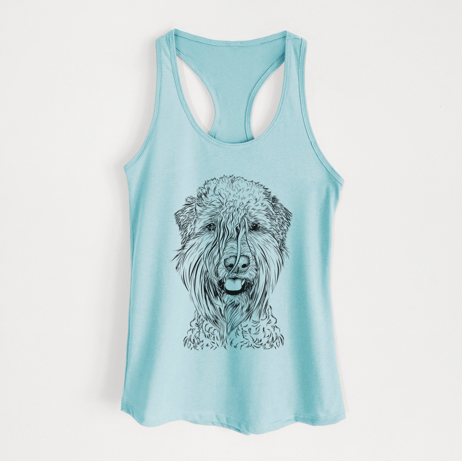 Pierre the Soft Coated Wheaten Terrier - Women's Racerback Tanktop