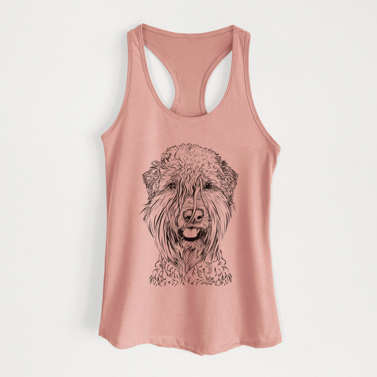 Pierre the Soft Coated Wheaten Terrier - Women's Racerback Tanktop