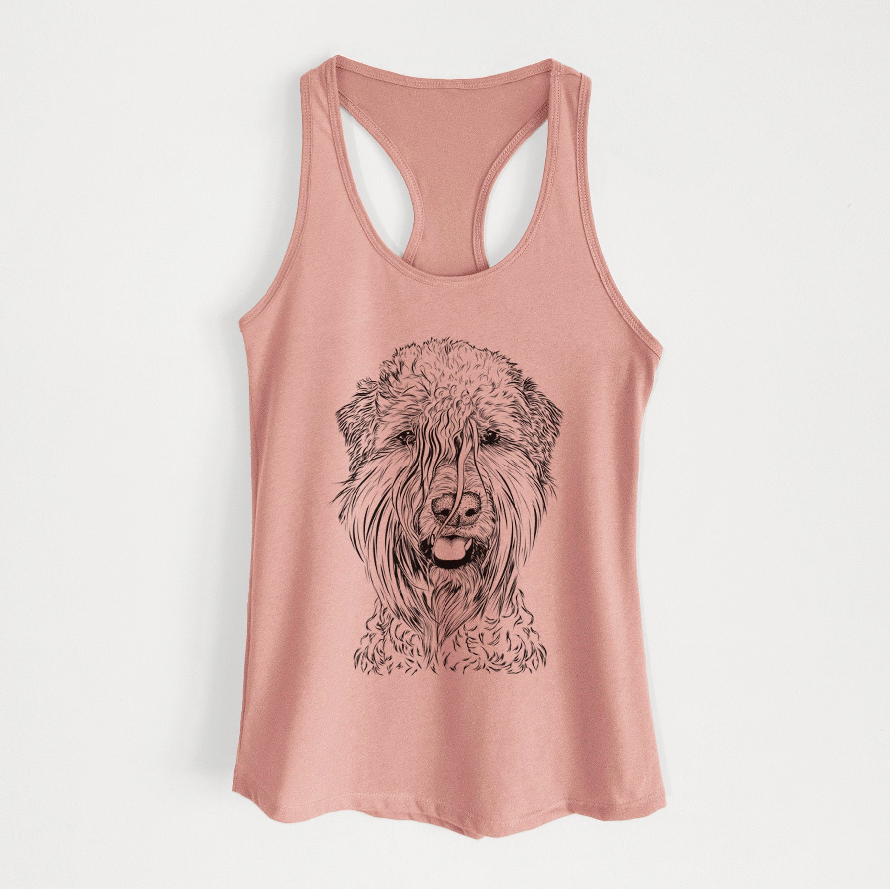 Pierre the Soft Coated Wheaten Terrier - Women's Racerback Tanktop