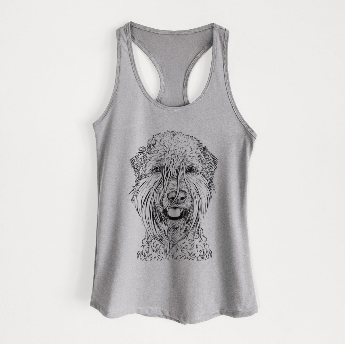 Pierre the Soft Coated Wheaten Terrier - Women&#39;s Racerback Tanktop