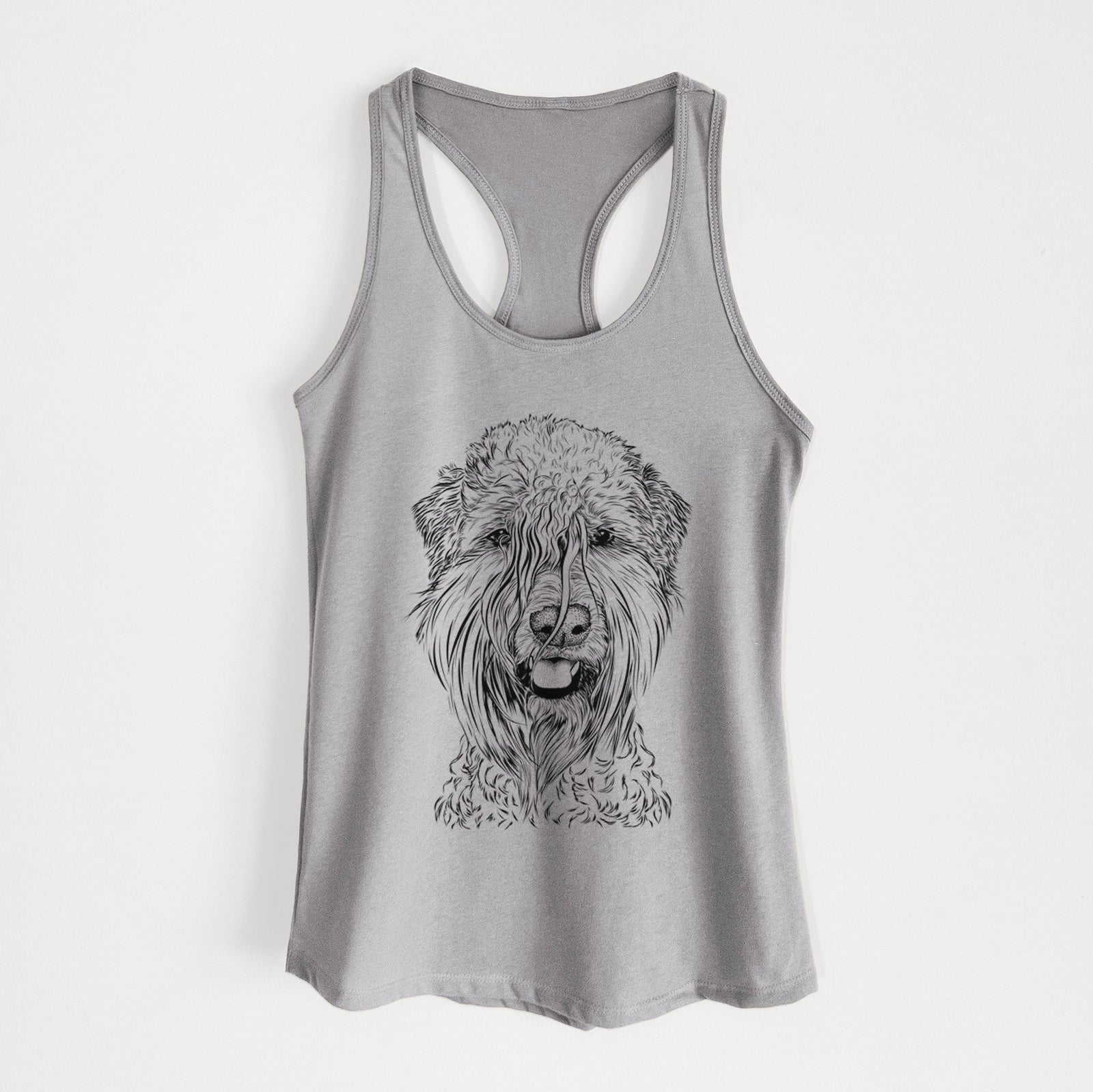 Pierre the Soft Coated Wheaten Terrier - Women's Racerback Tanktop