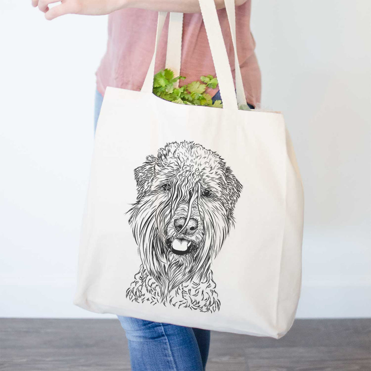 Pierre the Soft Coated Wheaten Terrier - Tote Bag