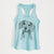 Piggy the Beagle Mix - Women's Racerback Tanktop