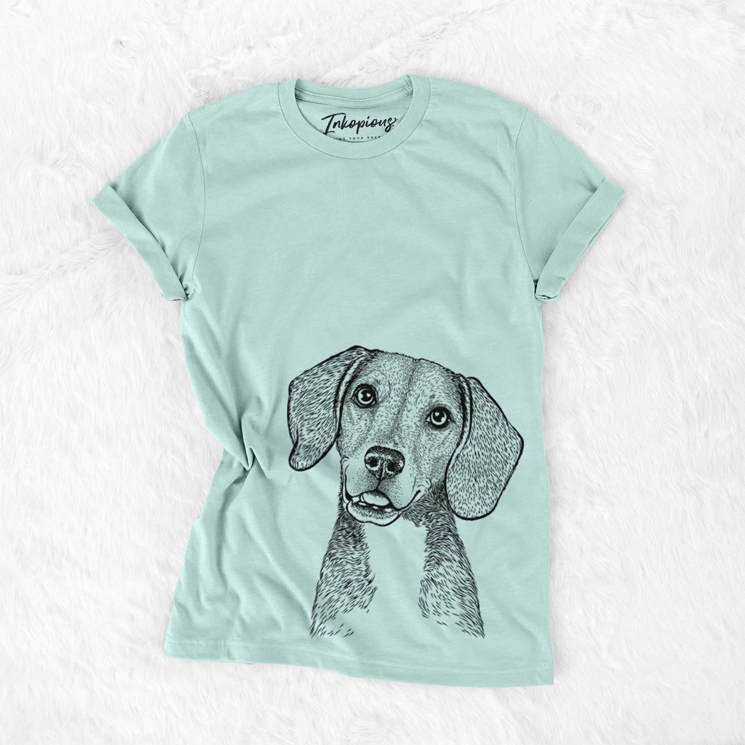 Bare Piggy the Beagle Mix - Unisex Crewneck