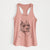 Piggy the American Staffordshire Terrier - Women's Racerback Tanktop