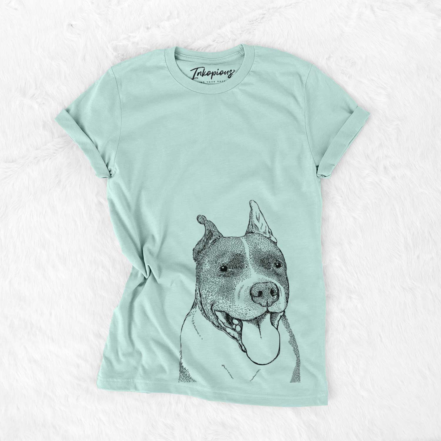 Bare Piggy the American Staffordshire Terrier - Unisex Crewneck