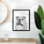 Piggy the English Bulldog Art Print