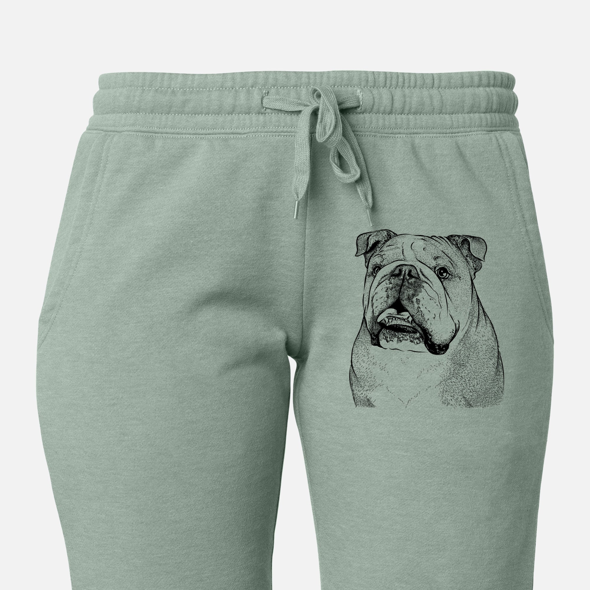 Piggy the English Bulldog - Women's Cali Wave Joggers