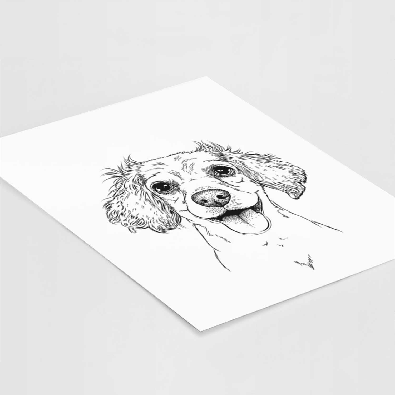 Piglet the Dachshund Mix Art Print
