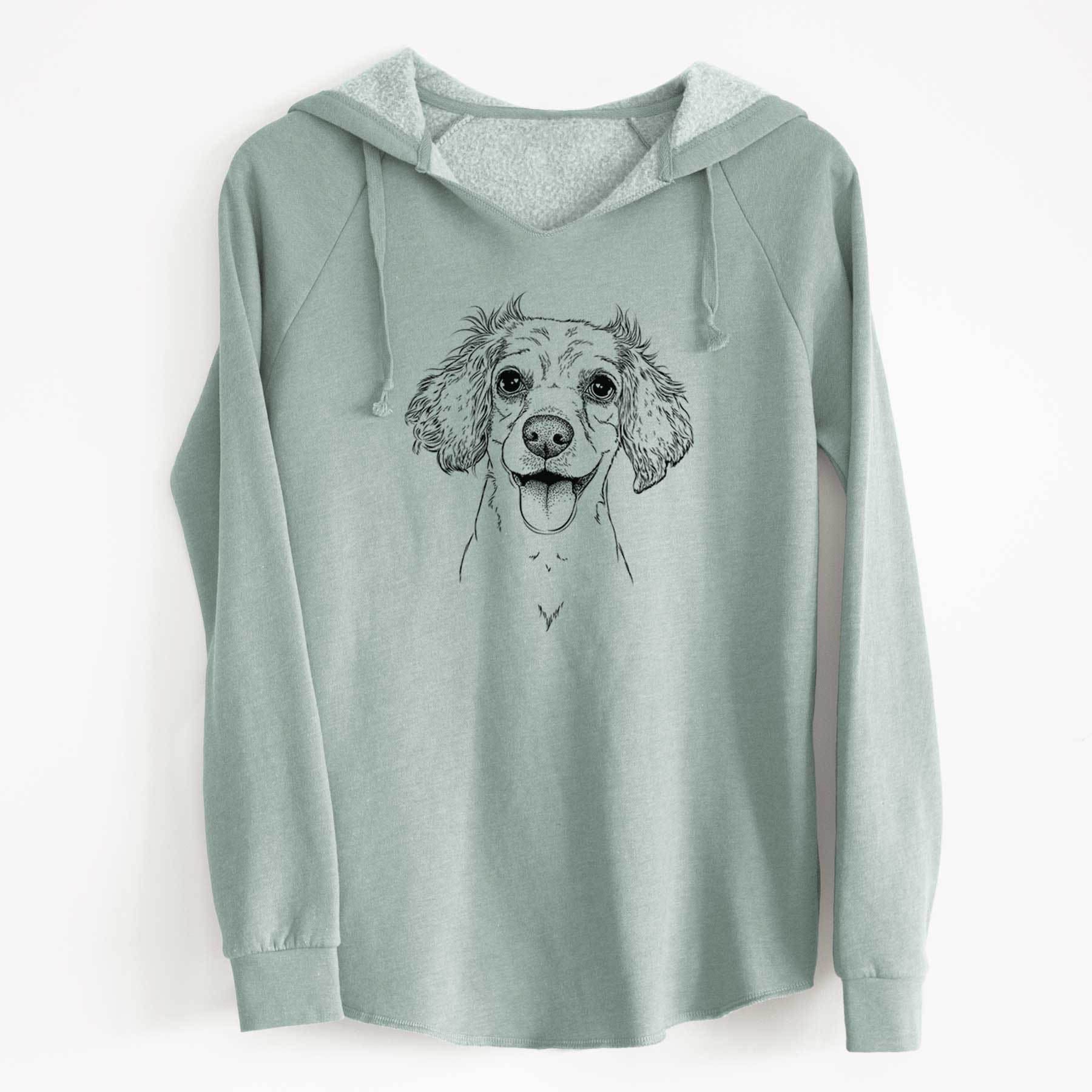Bare Piglet the Dachshund Mix - Cali Wave Hooded Sweatshirt