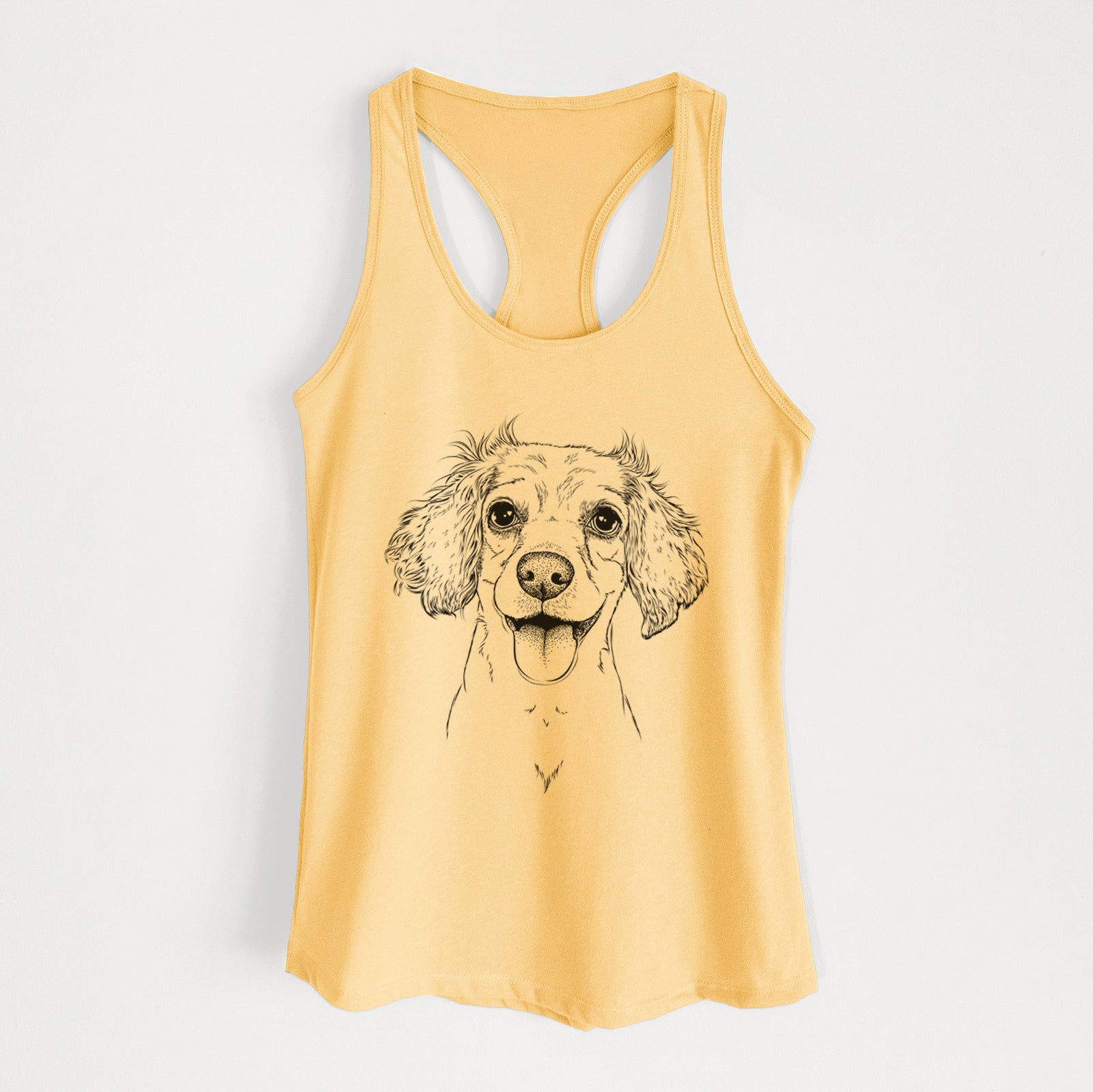 Piglet the Dachshund Mix - Women's Racerback Tanktop