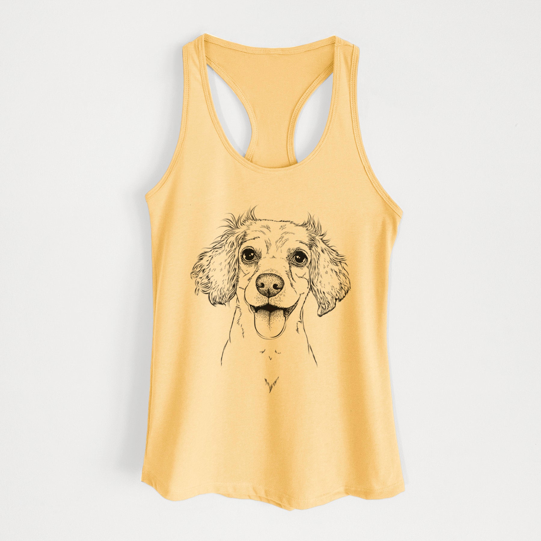 Piglet the Dachshund Mix - Women's Racerback Tanktop