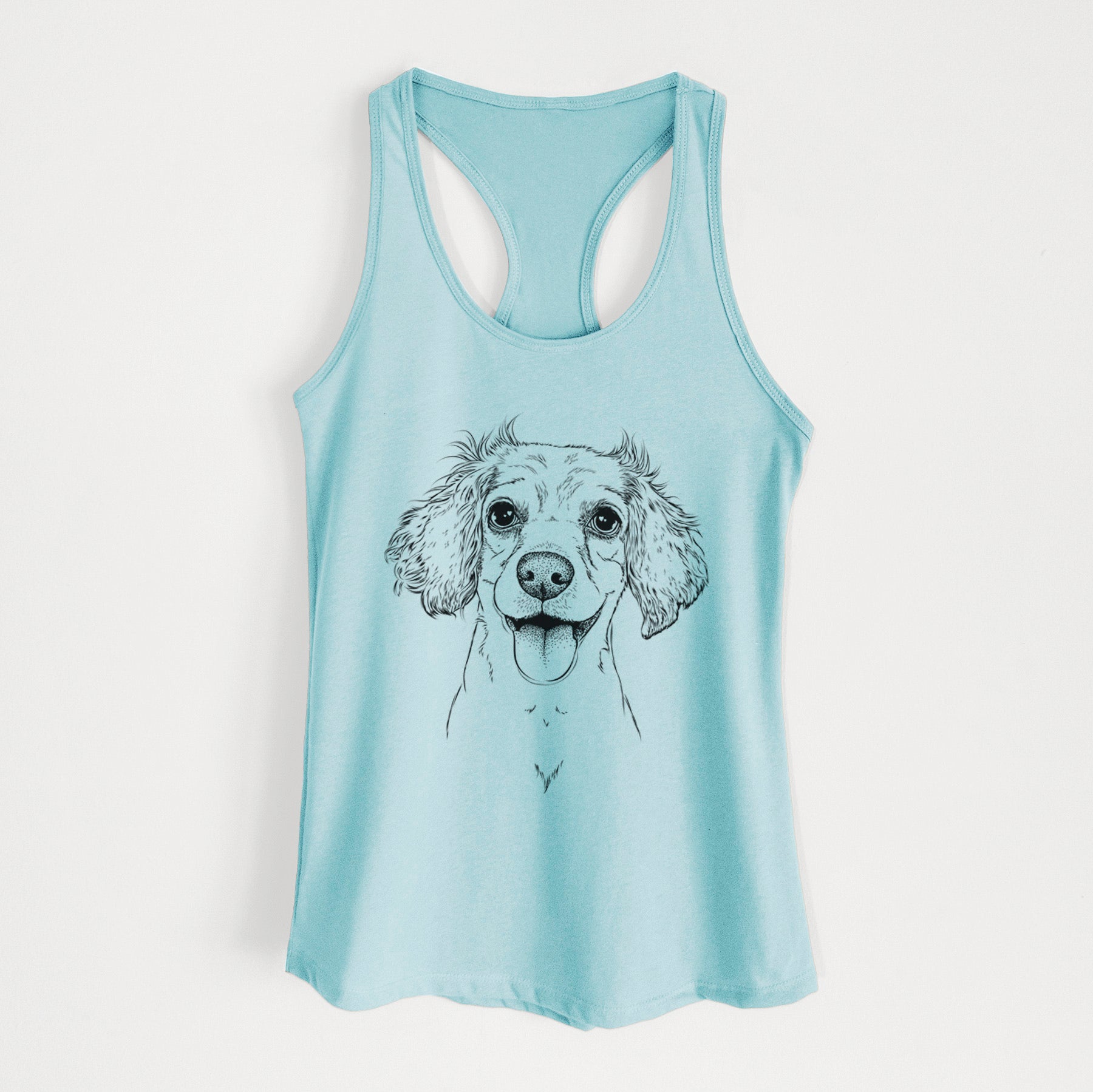 Piglet the Dachshund Mix - Women's Racerback Tanktop