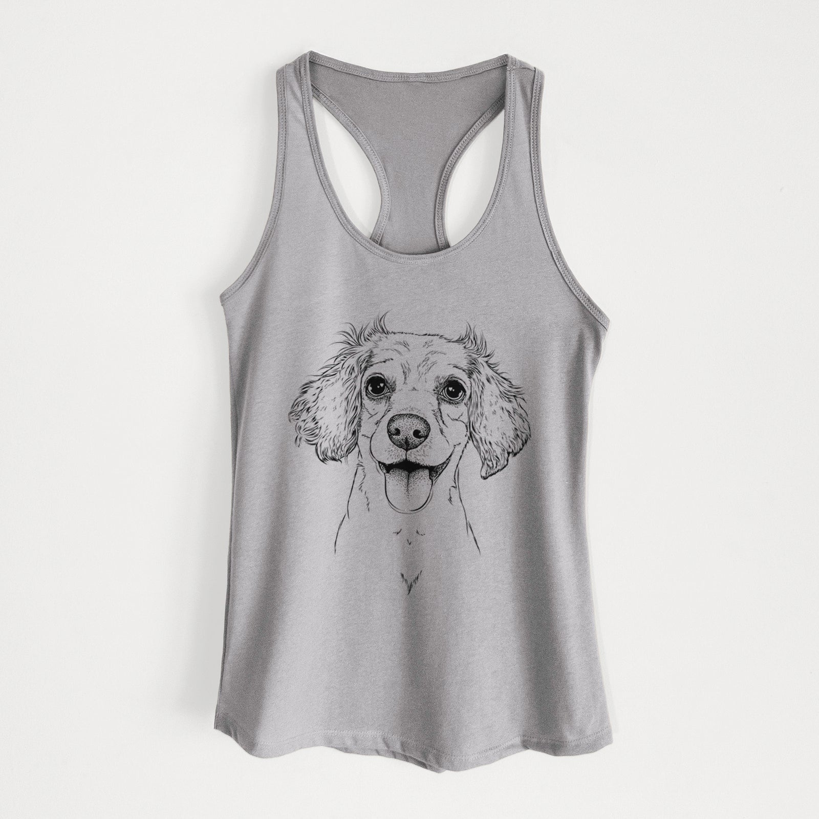 Piglet the Dachshund Mix - Women's Racerback Tanktop