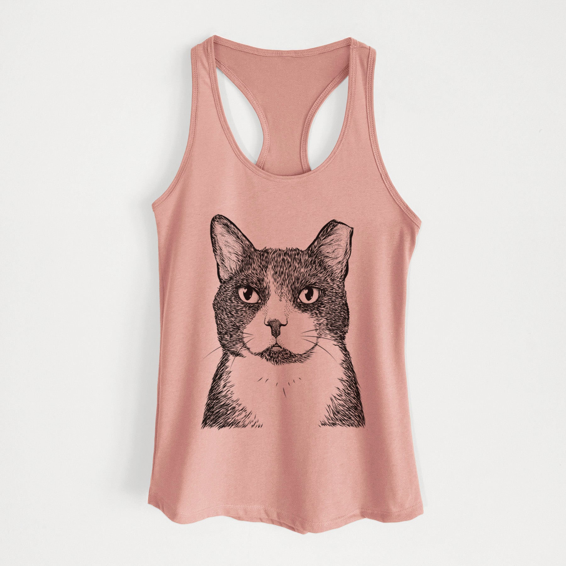 Pinky the Tuxedo Cat - Women's Racerback Tanktop