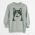 Bare Pinky the Tuxedo Cat - Unisex Pigment Dyed Crew Sweatshirt