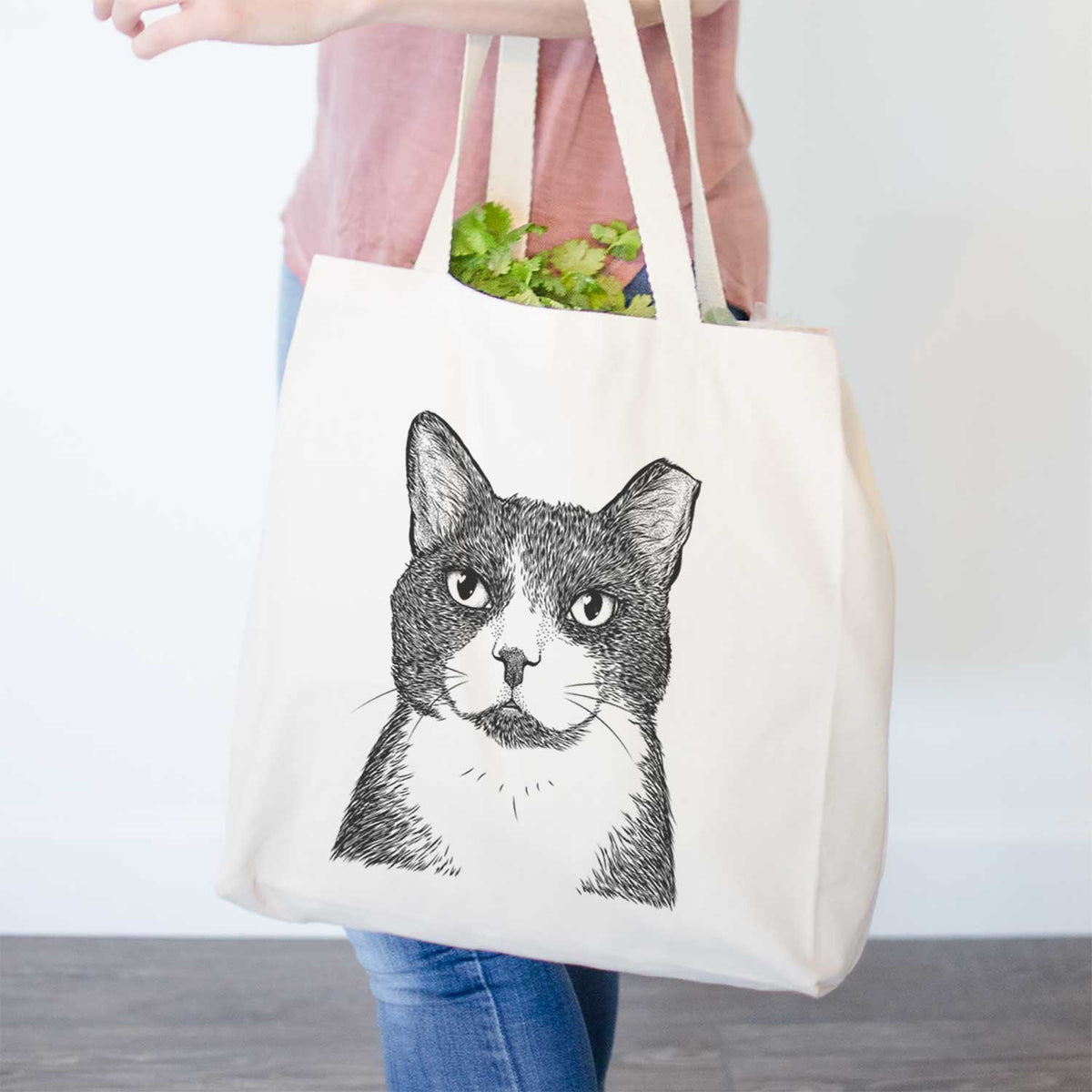 Pinky the Tuxedo Cat - Tote Bag