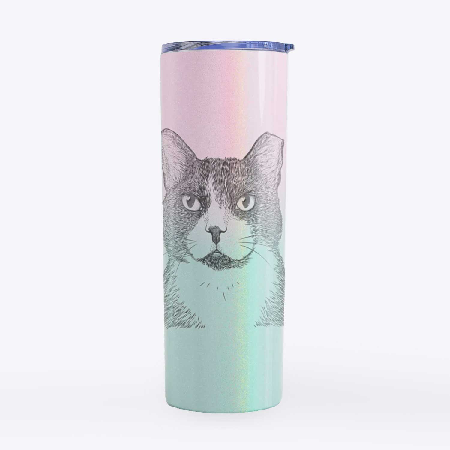 Pinky the Tuxedo Cat - 20oz Skinny Tumbler