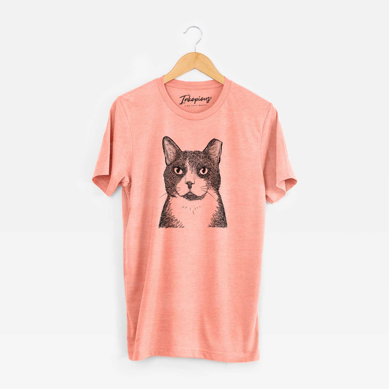 Bare Pinky the Tuxedo Cat - Unisex Crewneck