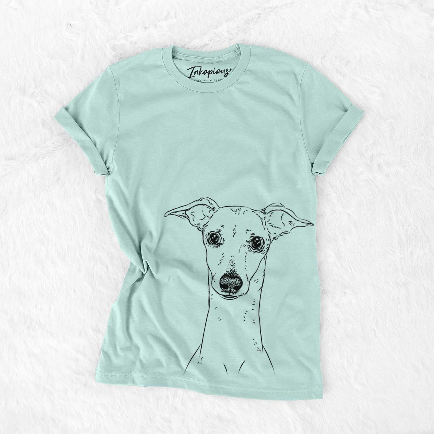 Pip the Italian Greyhound - Bella Canvas Unisex Crewneck