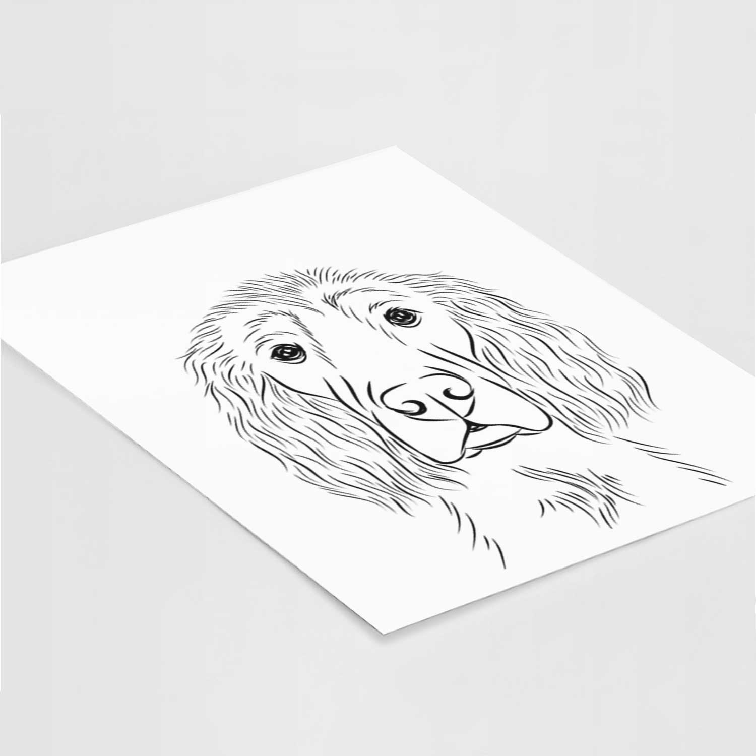 Piper the Irish Setter Art Print