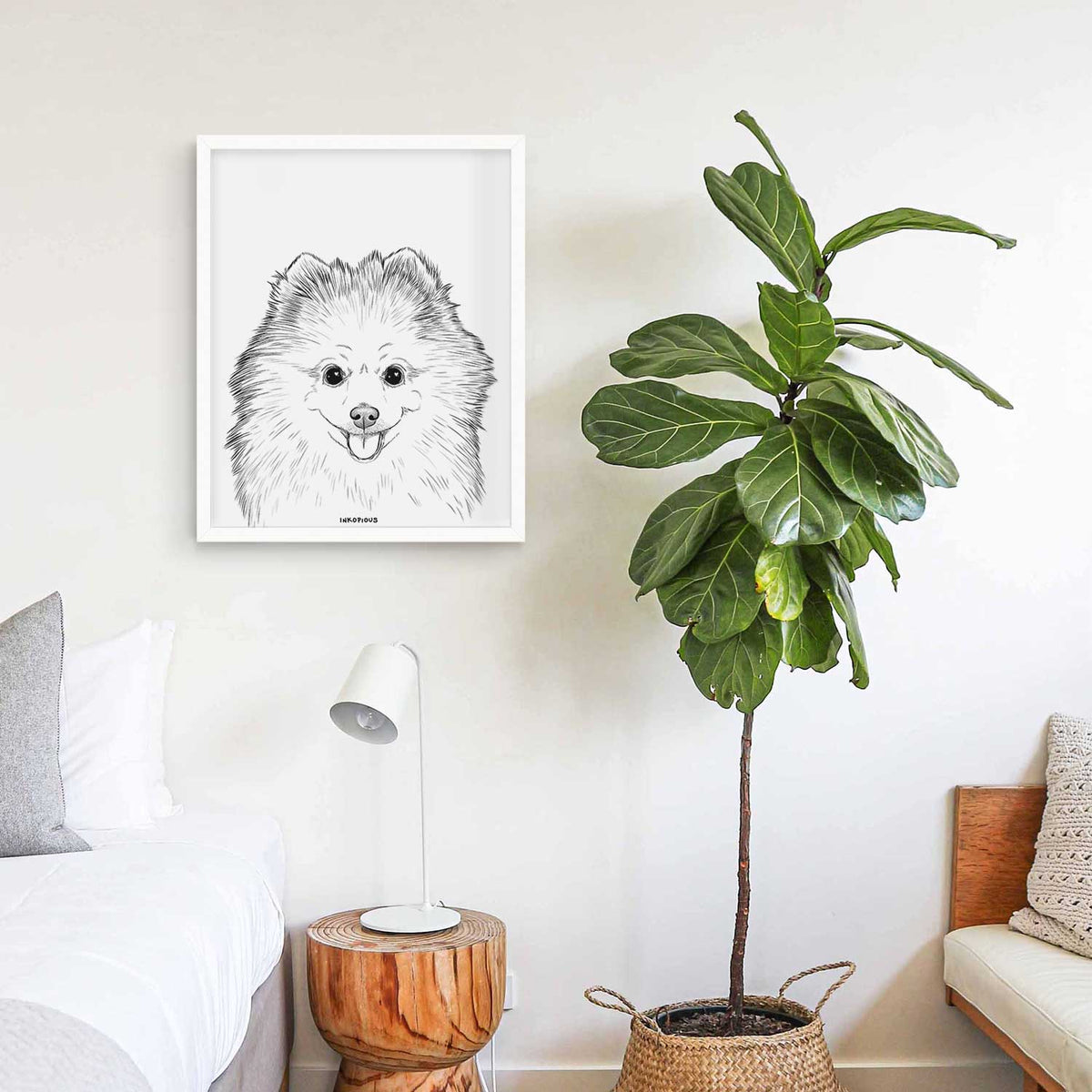 Piper Jo the Pomeranian Art Print