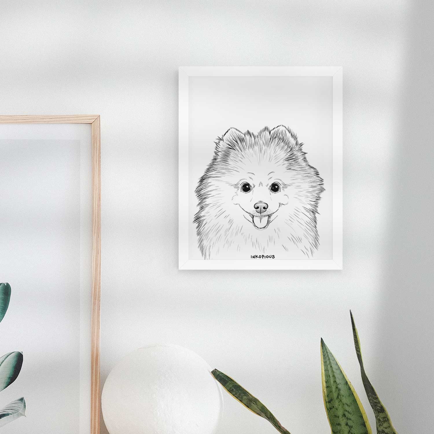 Piper Jo the Pomeranian Art Print
