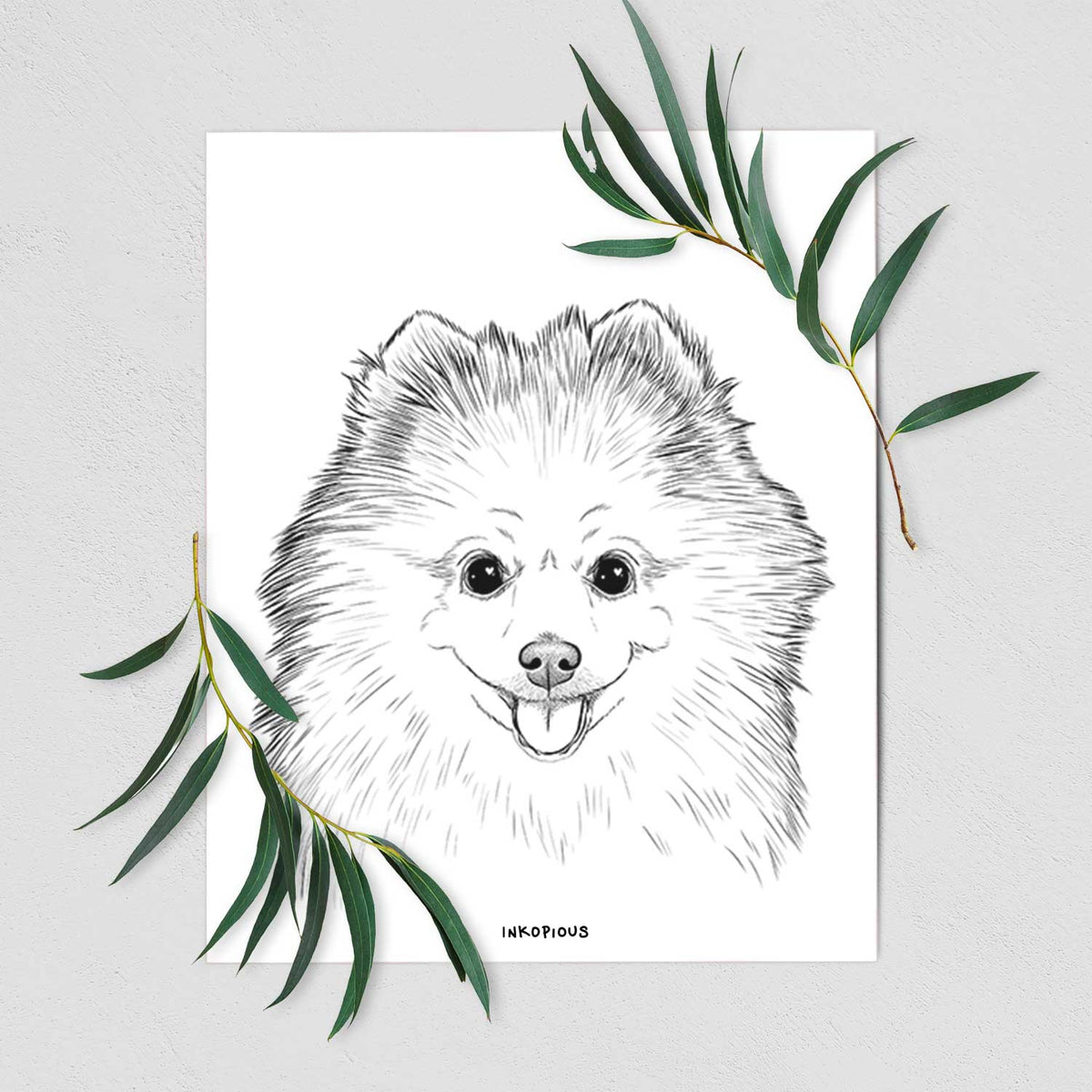 Piper Jo the Pomeranian Art Print