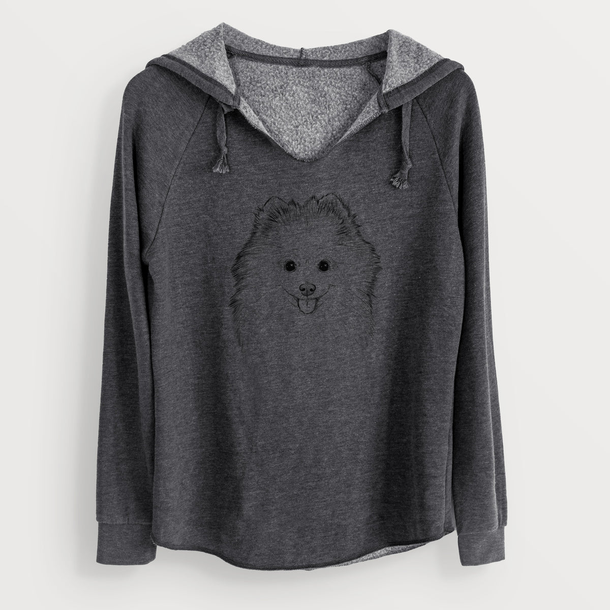 Bare Piper Jo the Pomeranian - Cali Wave Hooded Sweatshirt