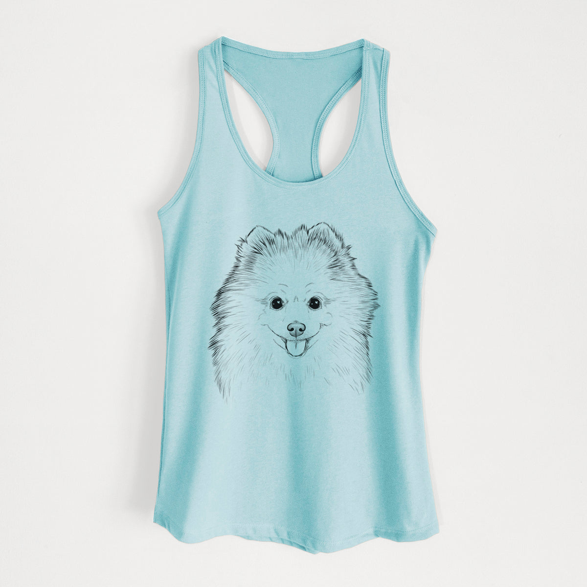 Piper Jo the Pomeranian - Women's Racerback Tanktop