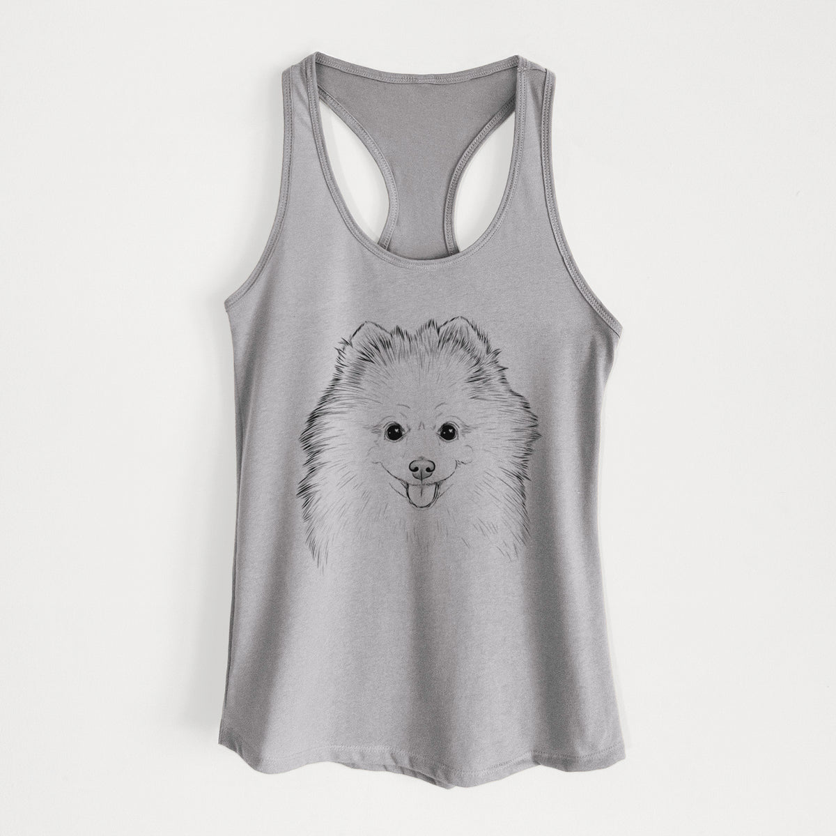 Piper Jo the Pomeranian - Women's Racerback Tanktop