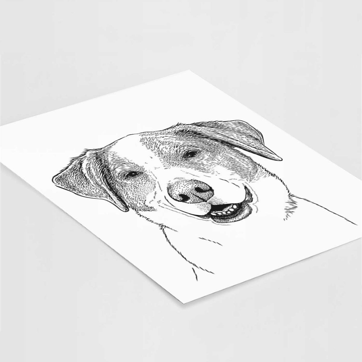 Piper Pilot the Hound Mix Art Print