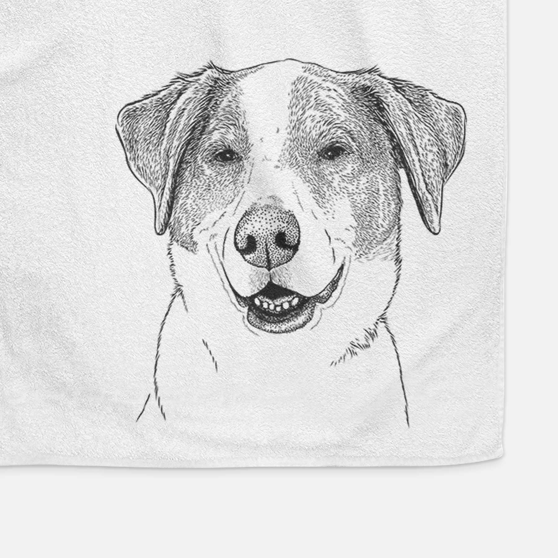 Piper Pilot the Hound Mix Decorative Hand Towel