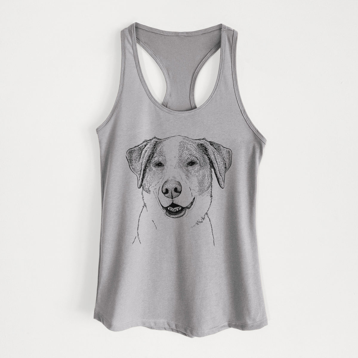 Piper Pilot the Hound Mix - Women&#39;s Racerback Tanktop