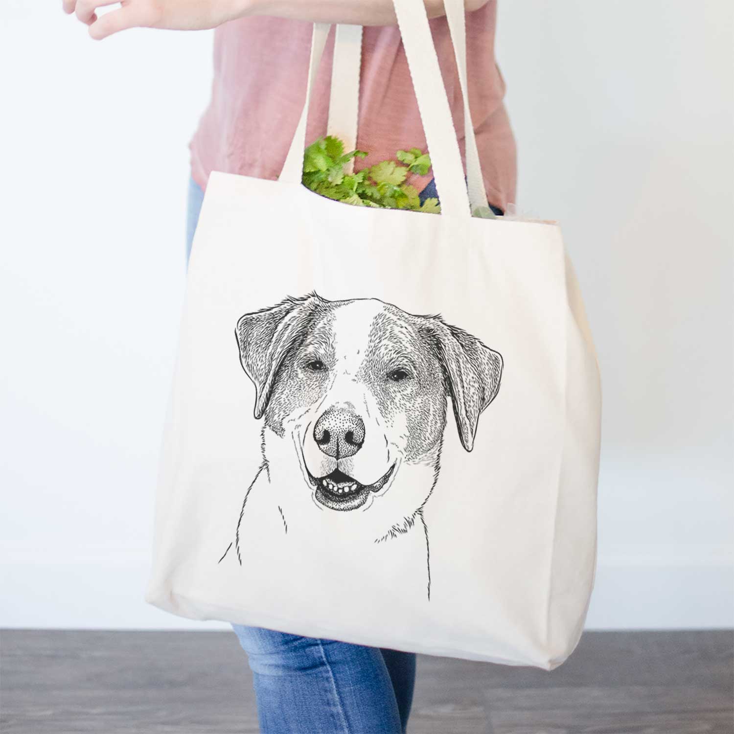 Piper Pilot the Hound Mix - Tote Bag