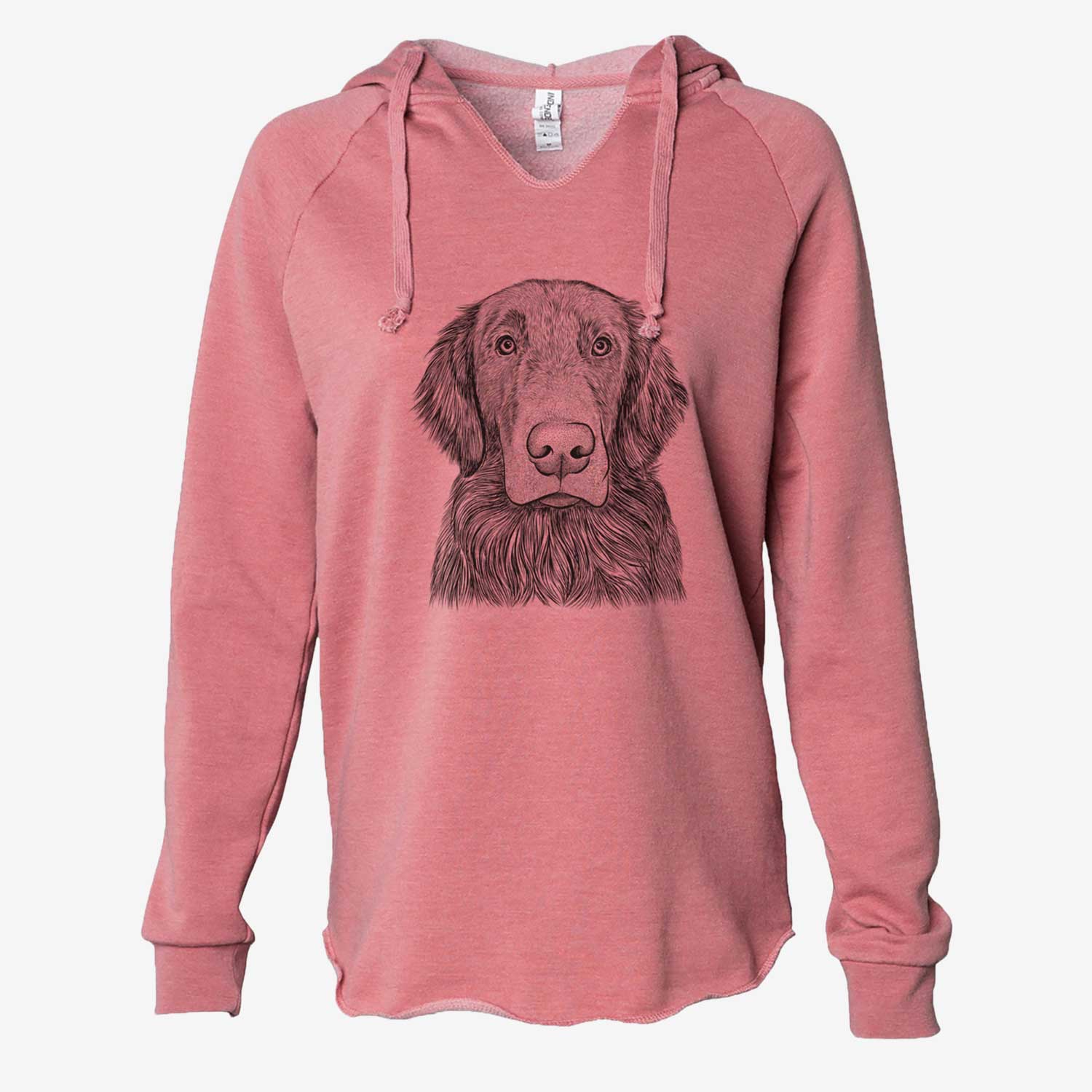 Pippin the Flat Coated Retriever - Cali Wave Hooded Sweatshirt