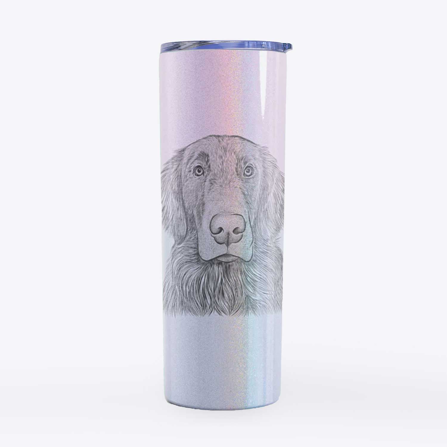 Pippin the Flat Coated Retriever - 20oz Skinny Tumbler