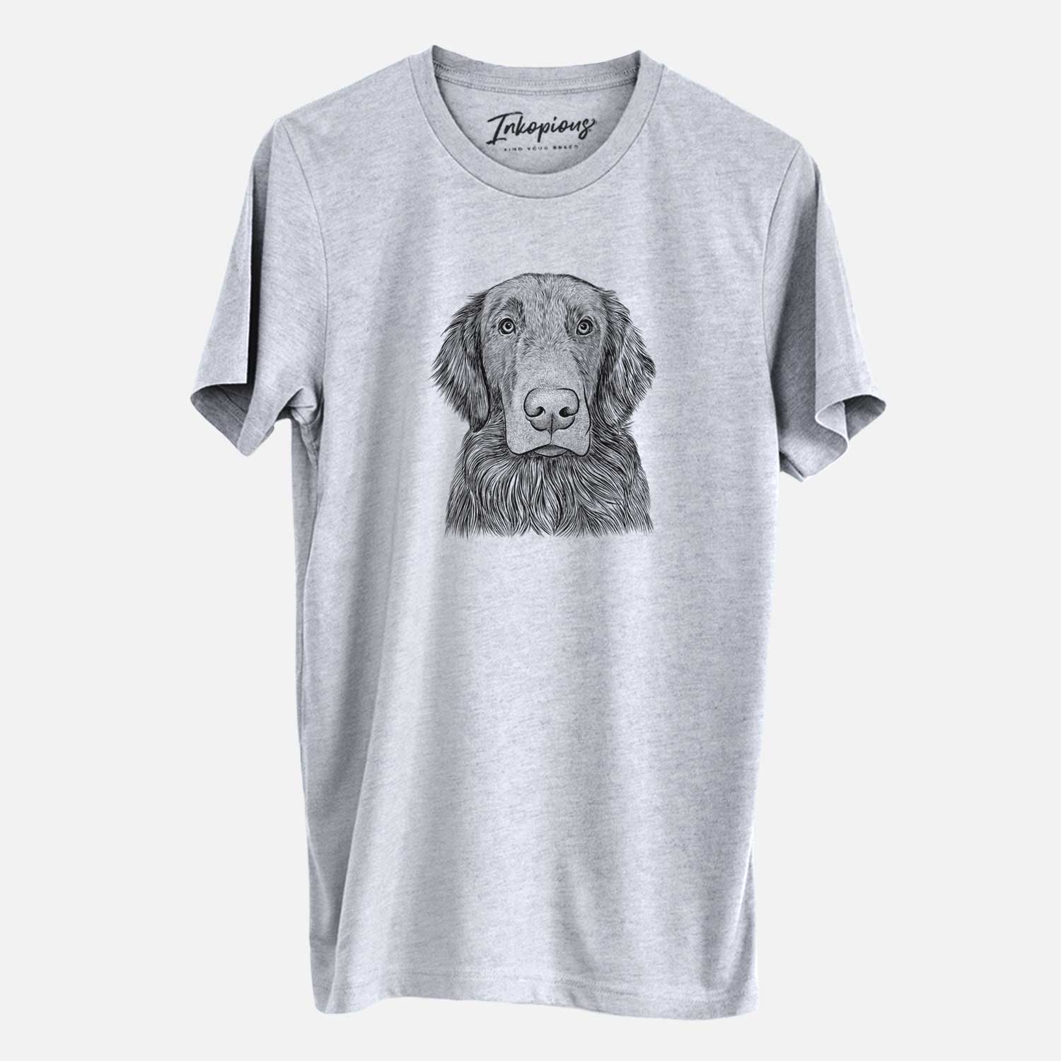 Bare Pippin the Flat Coated Retriever - Unisex Crewneck