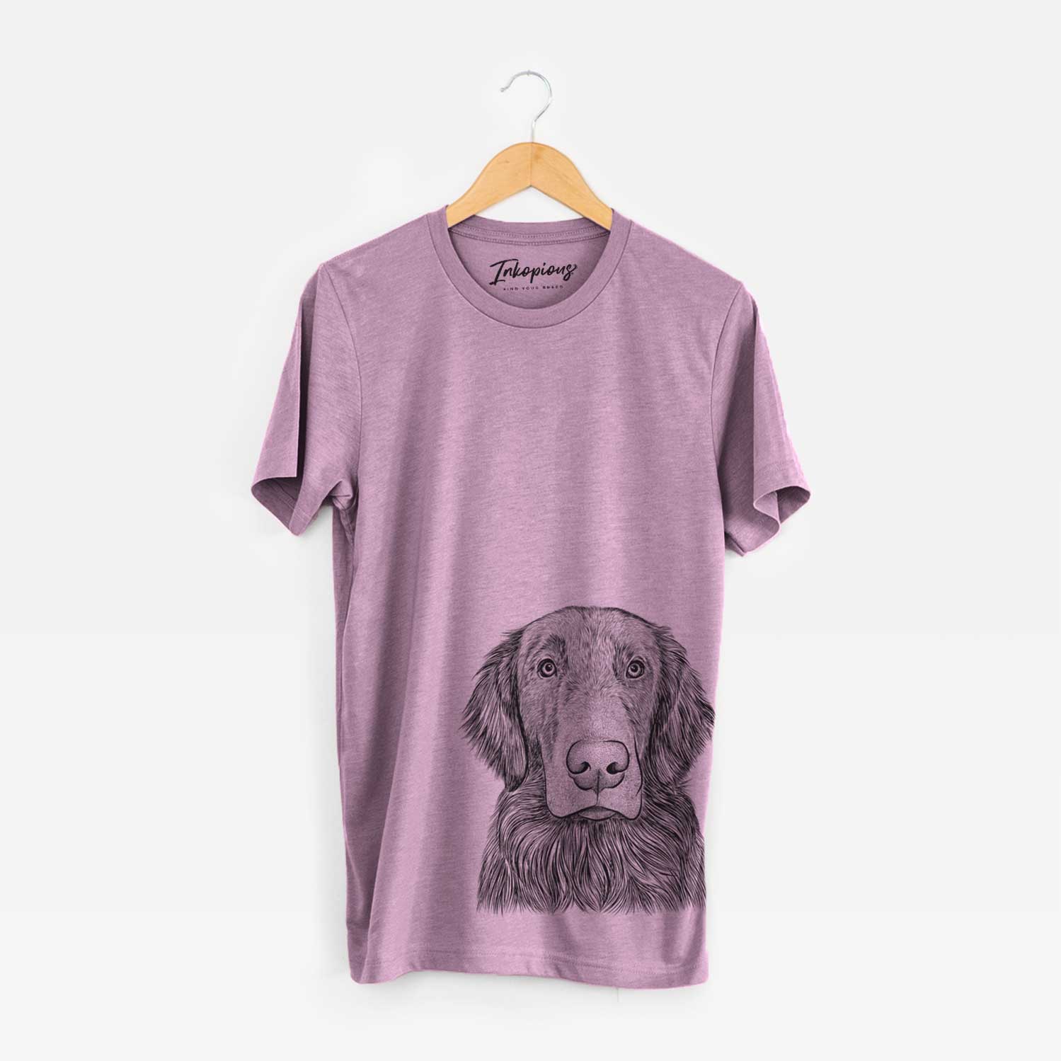 Bare Pippin the Flat Coated Retriever - Unisex Crewneck