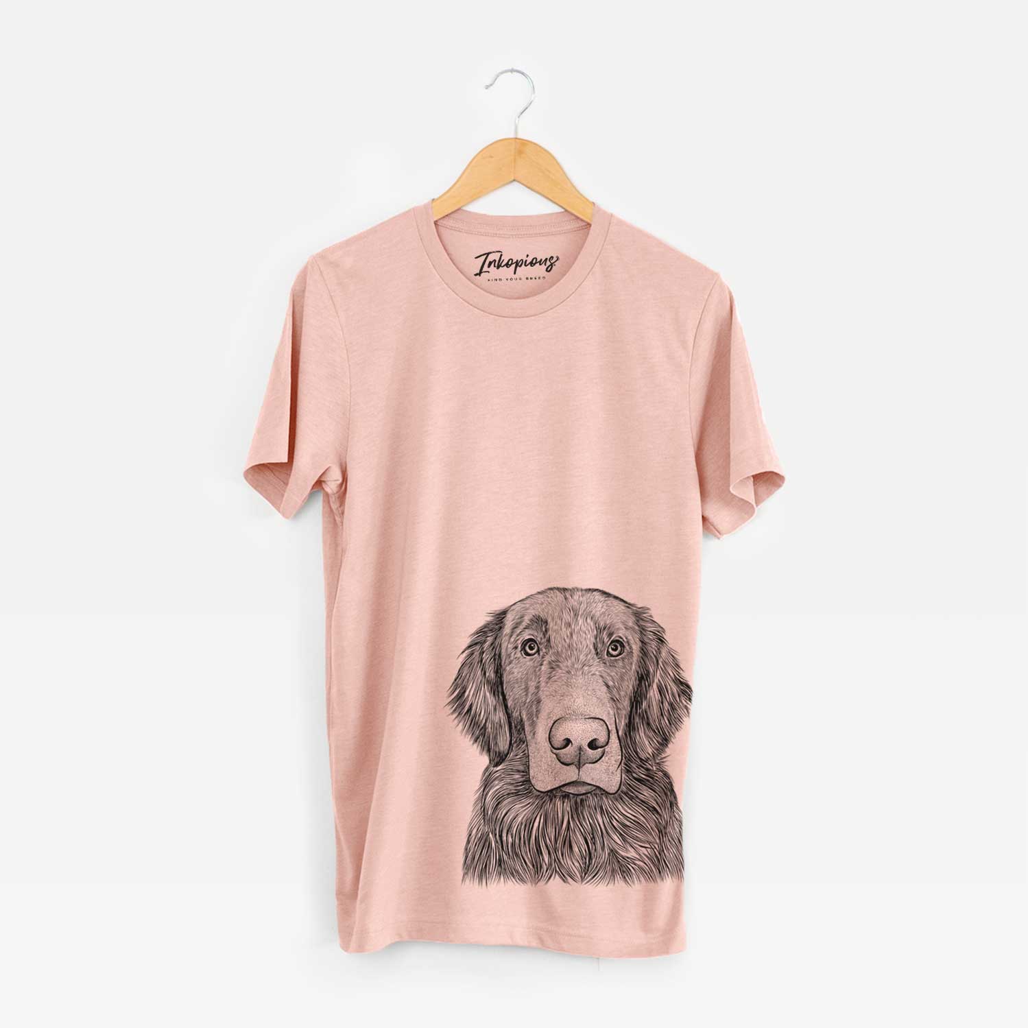 Bare Pippin the Flat Coated Retriever - Unisex Crewneck