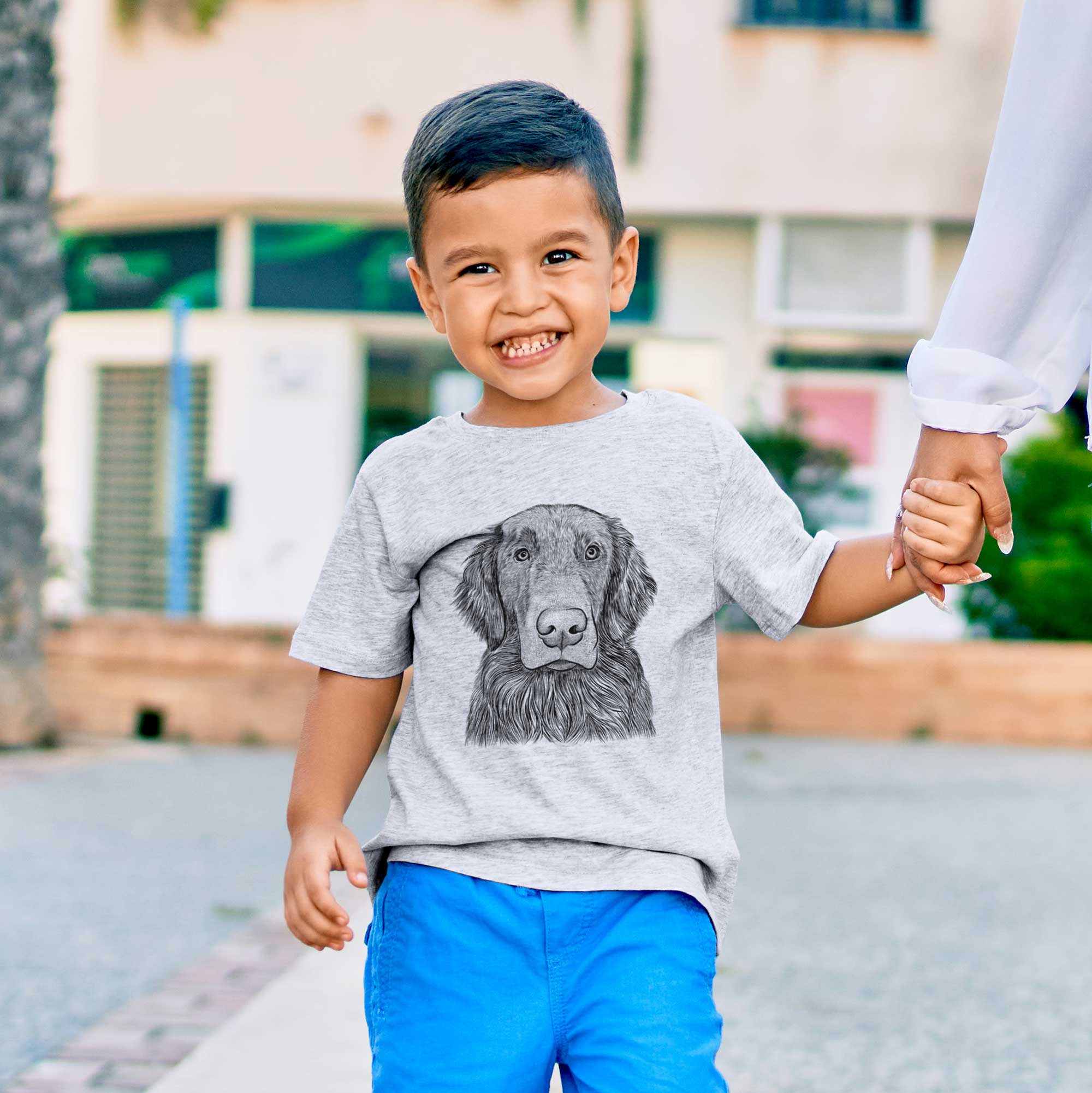 Bare Pippin the Flat Coated Retriever - Kids/Youth/Toddler Shirt