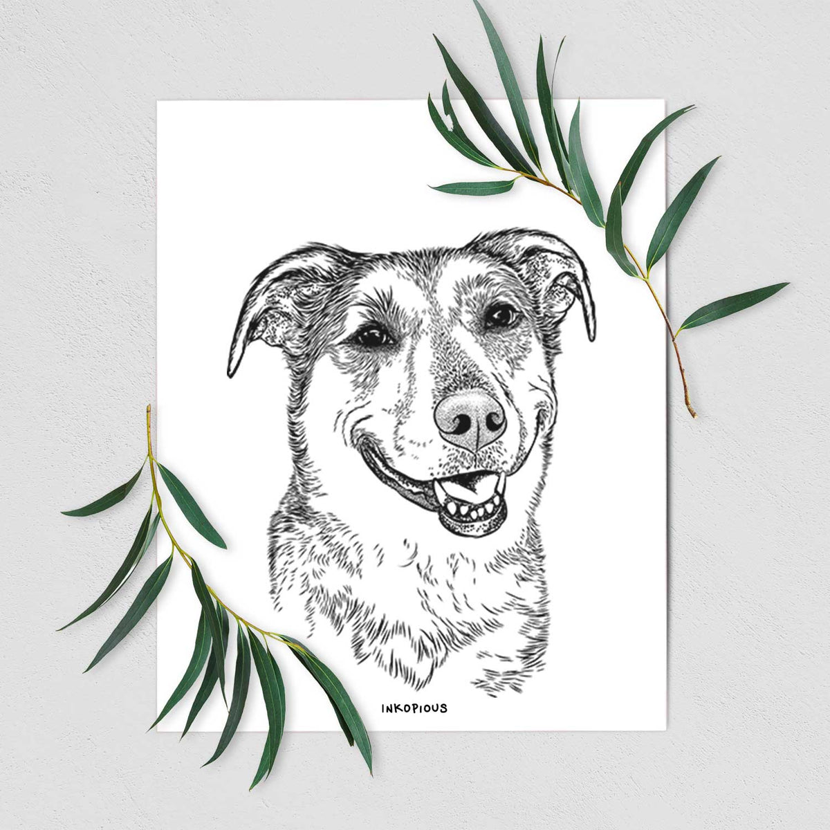 Pippin the Shepherd Mix Art Print