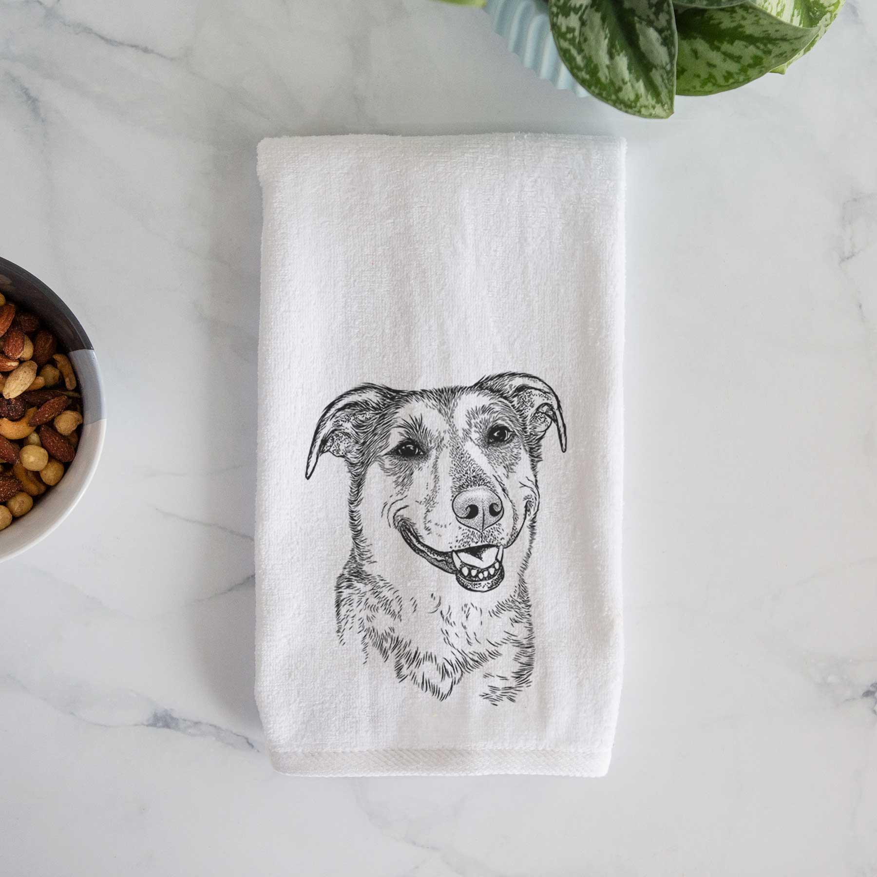 Pippin the Shepherd Mix Decorative Hand Towel