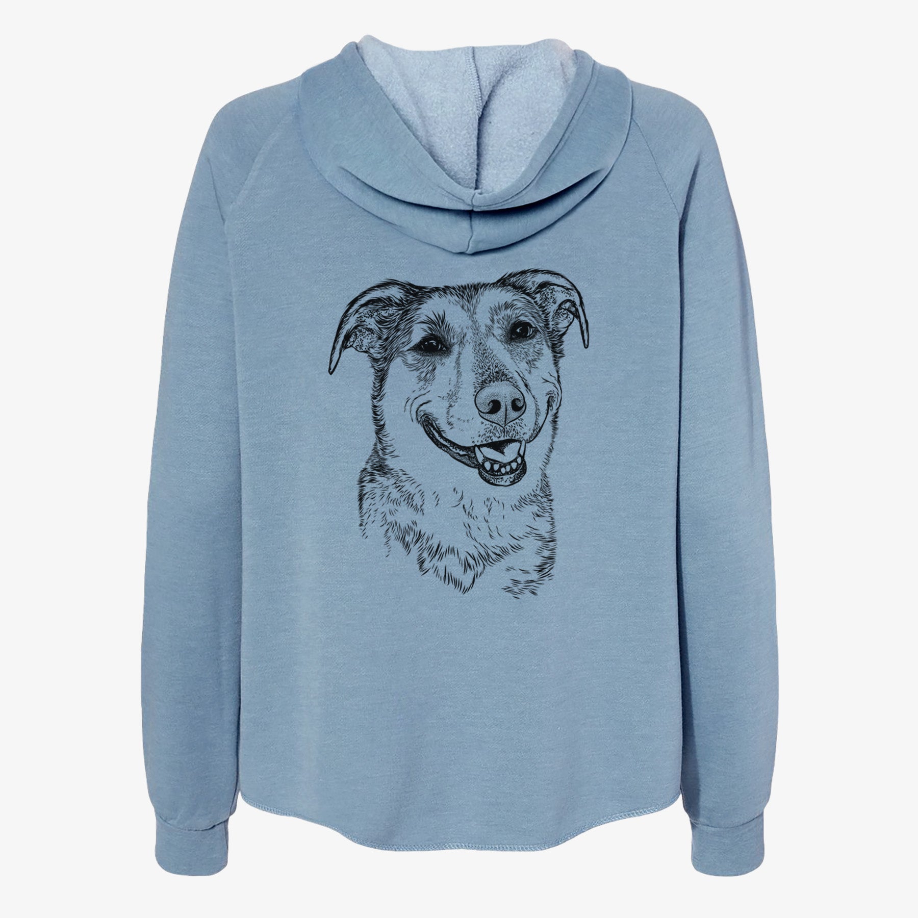 Pippin the Shepherd Mix - Women's Cali Wave Zip-Up Sweatshirt