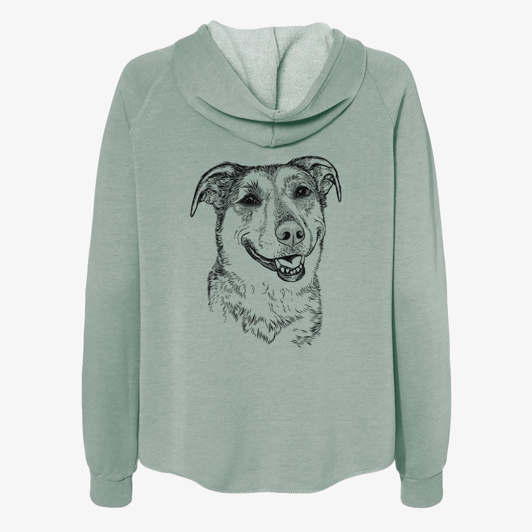 Pippin the Shepherd Mix - Women's Cali Wave Zip-Up Sweatshirt