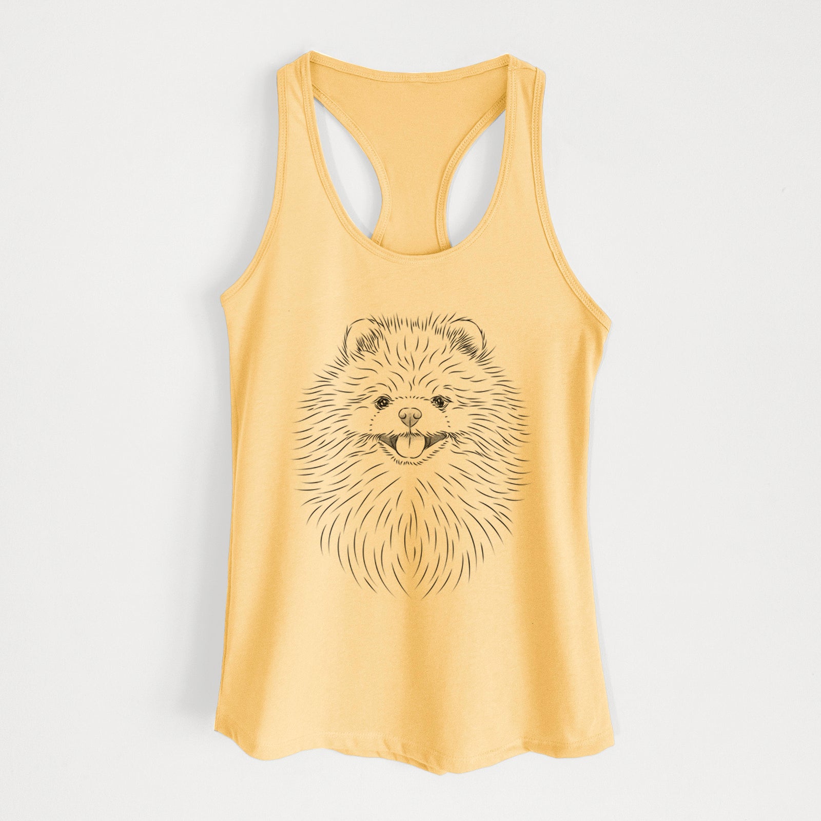 Pirro the Pomeranian - Women's Racerback Tanktop
