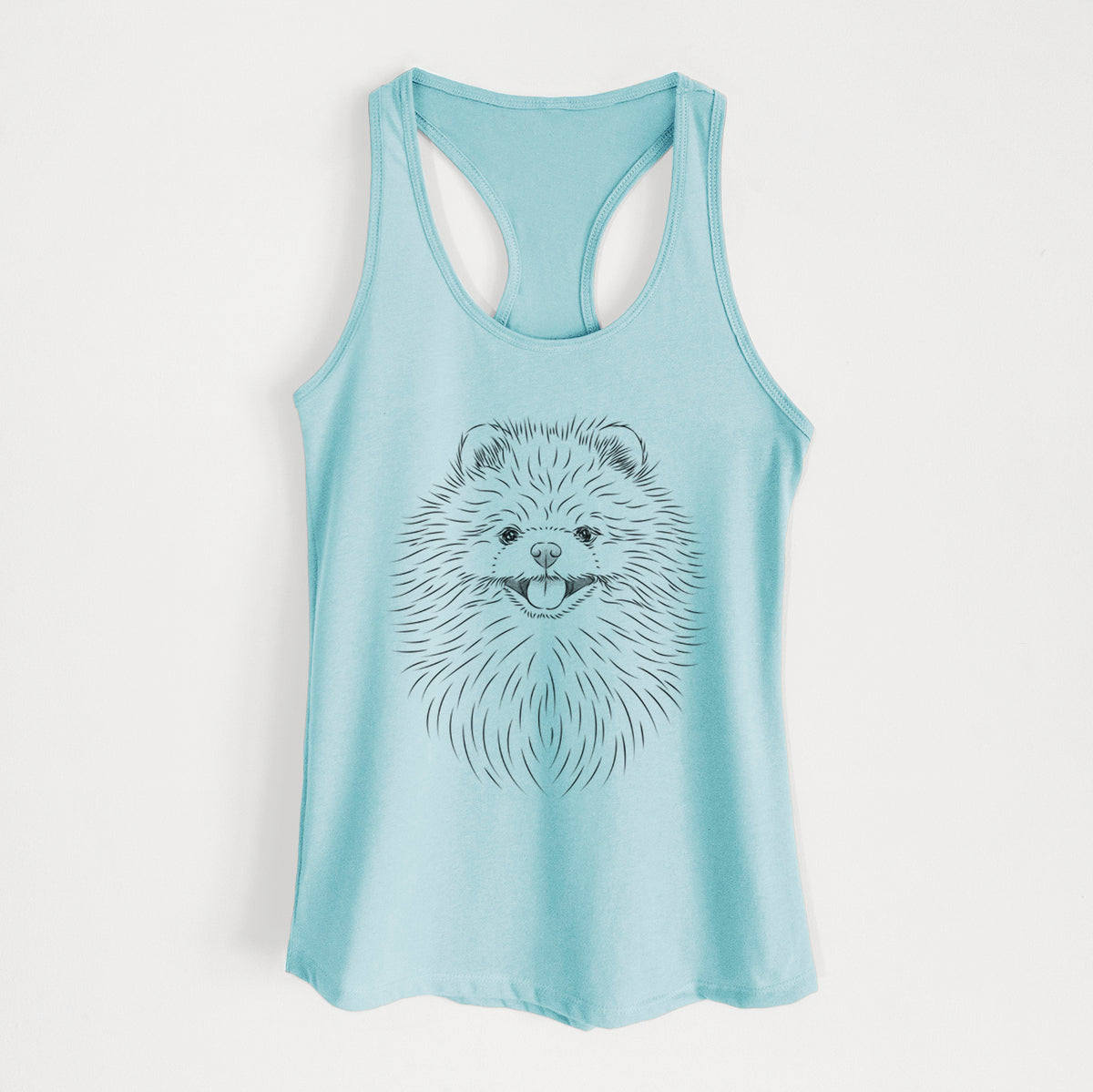 Pirro the Pomeranian - Women's Racerback Tanktop