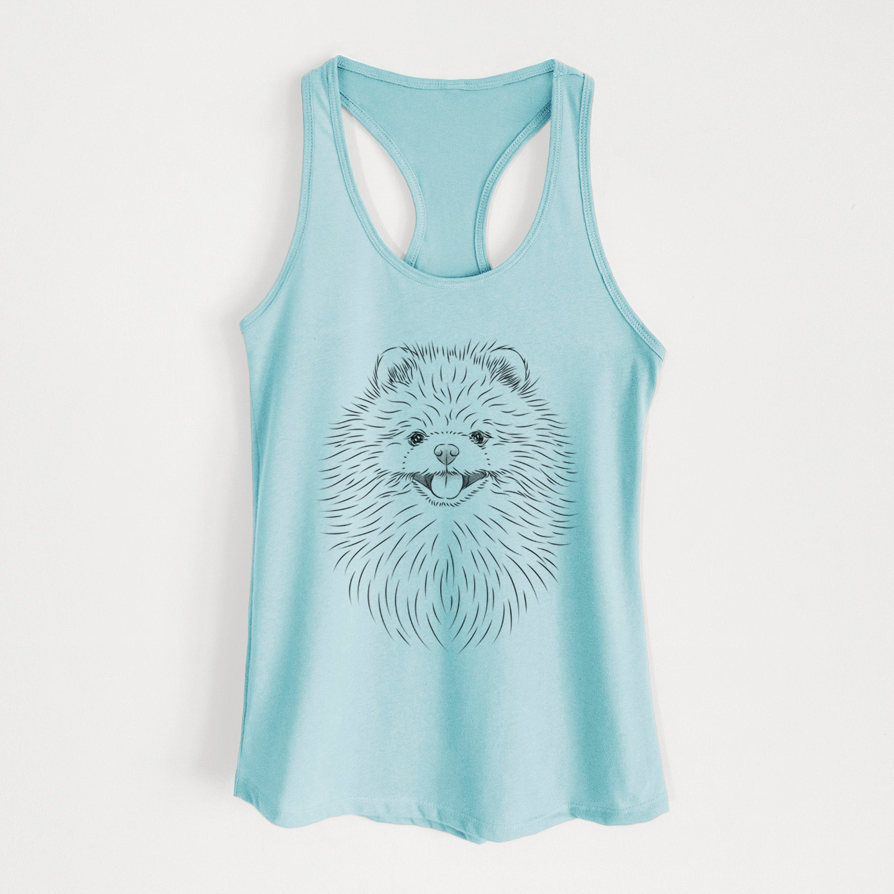 Pirro the Pomeranian - Women's Racerback Tanktop